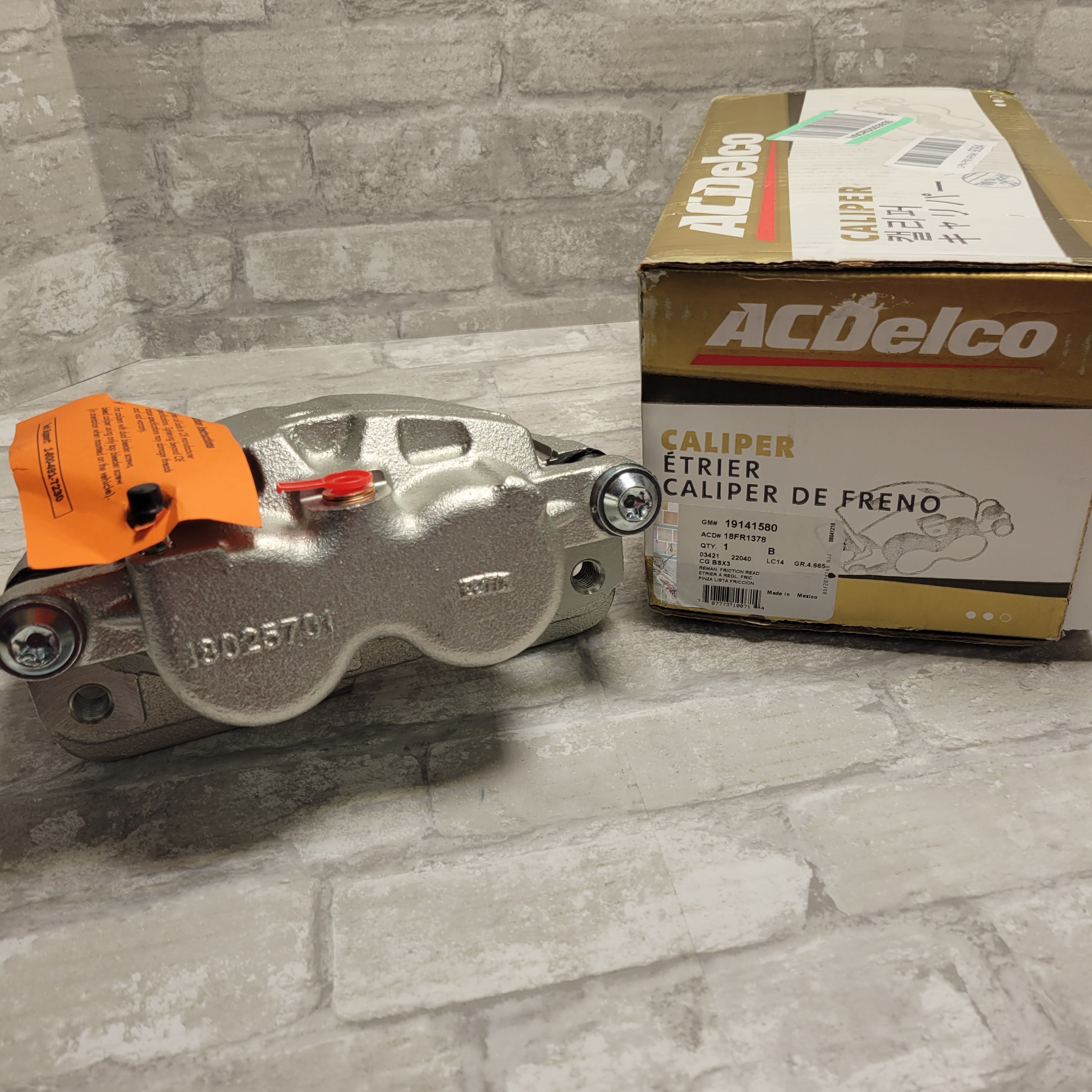 ACDelco Professional 18FR1378 Disc Brake Caliper Assembly (Remanufactured) (8080385671406)